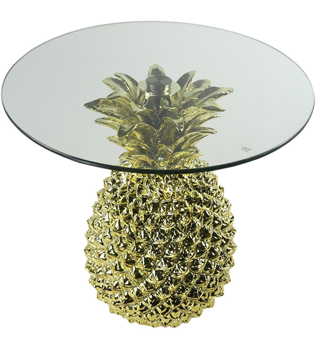 Golden Pineapple Table Golden Pineapple Table